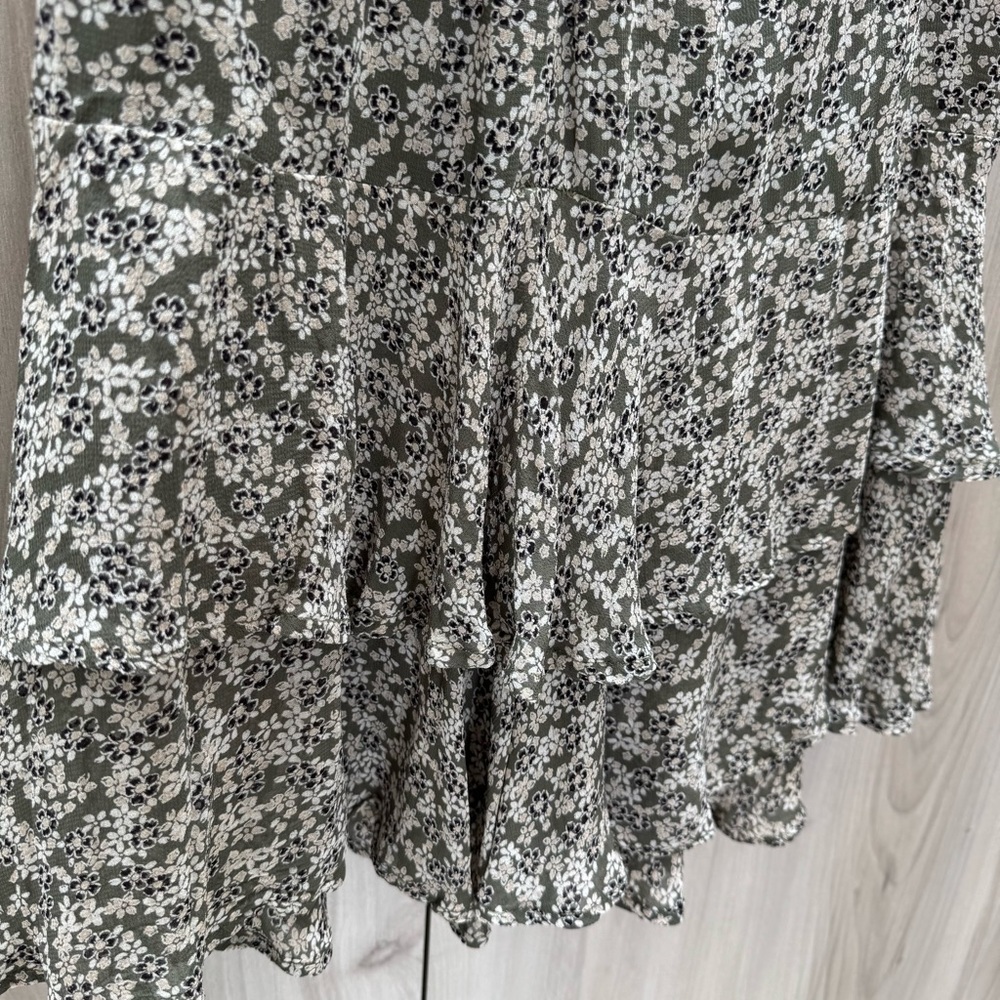 Part Two Copenhagen Floral Skirt in green - Picture 3 of 8